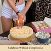 Andy Anand Sugar-Free Coconut Lemon Cake 2.8 Lb | Real Lemon Ganache & Shredded Coconut | Stevia Sweetened | Keto & Diabetic-Friendly | Freshly Baked to Order, Never Frozen