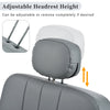 Advanced reclining hair salon chair with heavy-duty hydraulic pump, 360 ° rotation, maximum weight capacity of 400 pounds, Gray