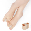 Gel fiber toe correction big toe valgus toe splitter double hole toe covering orthosis nylon