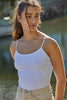 Essential Solid Cami: White