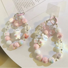 Bear Pendant Beaded Phone Lanyard