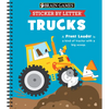 Brain Games - Sticker by Letter: Trucks - Spiral