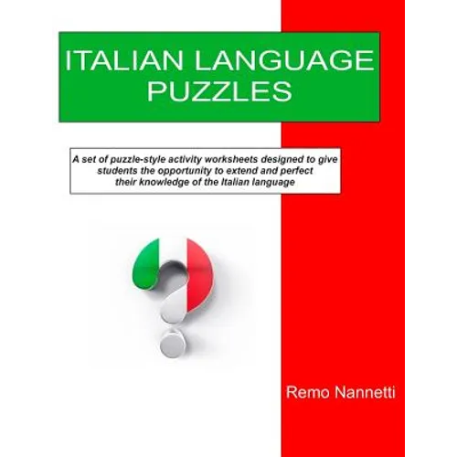 Italian Language Puzzles - Paperback