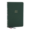 Nkjv, Single-Column Reference Bible, Verse-By-Verse, Green Leathersoft, Red Letter, Comfort Print - Imitation Leather