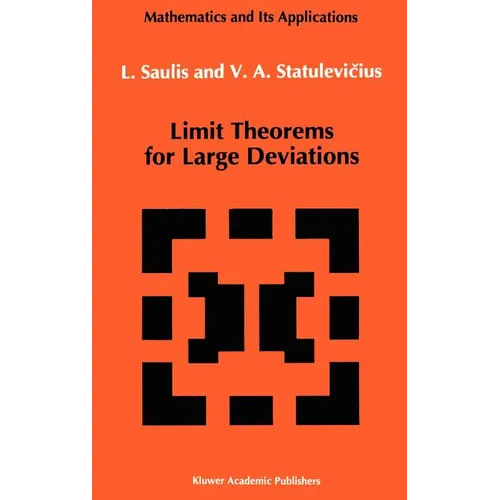 Limit Theorems for Large Deviations - Hardcover