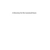 A Directory for the Canonical Hours - Paperback