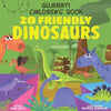 Gujarati Children's Book: 20 Friendly Dinosaurs - Paperback