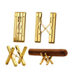 Cigar shelf pure copper gold-plated folding shelf portable cigarette holder simple
