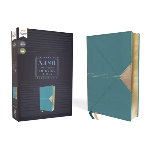 Nasb, Thinline Bible, Leathersoft, Teal, Red Letter Edition, 1995 Text, Comfort Print - Imitation Leather