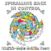 Spiralling Back in Control: A Challenging Art Colouring Book - Paperback
