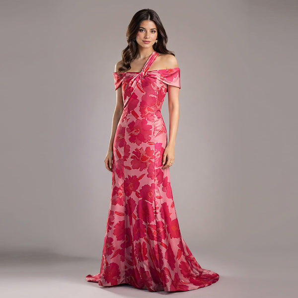The Off The Shoulder Bow Gown