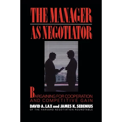 Manager as Negotiator - Paperback