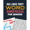 360 Large Print Word Search Puzzles for Seniors: Word Search Brain Workouts, Word Searches to Challenge Your Brain, Brian Game Book for Seniors in Thi - Paperback