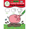 My First Learn-To-Draw: Farm Animals: (25 Wipe Clean Activities + Dry Erase Marker) - Spiral