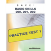 Gace Basic Skills 200, 201, 202 Practice Test 1 - Paperback