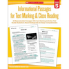Informational Passages for Text Marking & Close Reading: Grade 5: 20 Reproducible Passages with Text-Marking Activities That Guide Students to Read St - Paperback