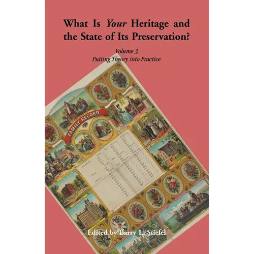 What is Your Heritage and the State of its Preservation? Volume 3. Putting Theory into Practice - Paperback