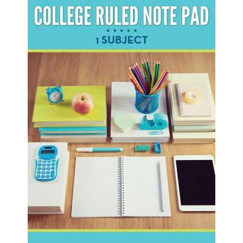 College Ruled Note Pad - 1 Subject - Paperback