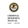Criminal Resource Manual: 1-499 - Paperback