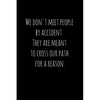 We don't meet people by accident. They are meant to cross our path for a reason.: Perfect goodbye gift for coworker that is leaving / going away gift - Paperback