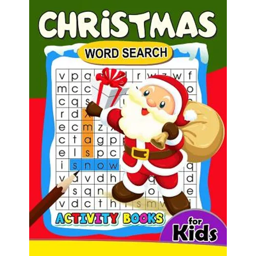 Christmas Word Search Activity Book for Kids: Activity book for boy, girls, kids Ages 2-4,3-5,4-8 - Paperback