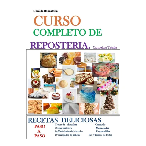 Curso Completo de Repostería: Libro de Repostería - Paperback