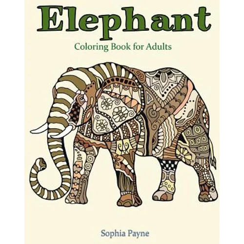 Elephant Coloring Book for Adults - Paperback
