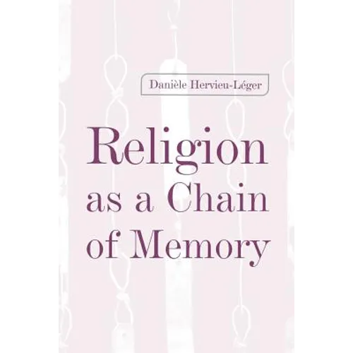 Religion as a Chain of Memory - Paperback