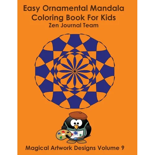 Easy Ornamental Mandala Coloring Book For Kids - Paperback