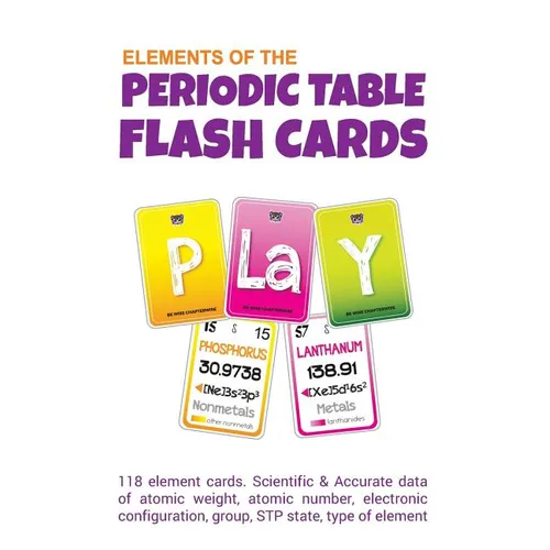 Elements of Periodic Table Flash Cards - Paperback