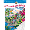 Creative Haven Around the World Color by Number - Paperback