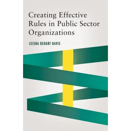 Creating Effective Rules in Public Sector Organizations - Paperback