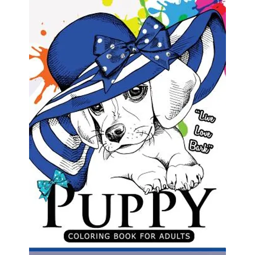 Puppy coloring Book for Adults: An Adult coloring book for dogs lover - Paperback