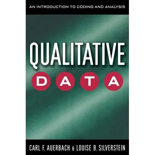 Qualitative Data: An Introduction to Coding and Analysis - Paperback
