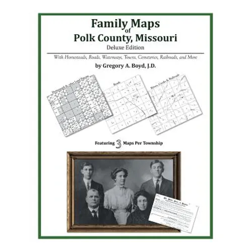 Family Maps of Polk County, Missouri - Paperback