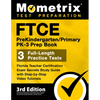 FTCE PreKindergarten / Primary PK-3 Prep Book - Florida Teacher Certification Exam Secrets Study Guide, Full-Length Practice Test, Step-by-Step Video - Paperback