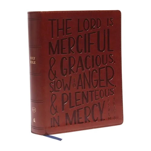 Kjv, Journal Reference Edition Bible, Verse Art Cover Collection, Brown Leathersoft, Red Letter, Comfort Print: Let Scripture Explain Scripture. Refle - Imitation Leather