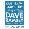 Gazelles, Baby Steps & 37 Other Things: Dave Ramsey Taught Me about Debt - Paperback