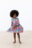 SALE Feeling Floral 3/4 Sleeve Pocket Twirl Dress