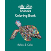 My Top Animals Coloring Book - Relax and Color: Stress Relieving Designs, Over 50 Incredible Designs to Color! - Paperback