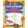 Animal Letters and Numbers Tracing Book Left Handwriting: Practice Workbook for Left-Handed Preschoolers - Perfect Math and Alphabet Learning Workbook - Paperback