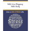 Bible Verse Mapping Bible Study: Live a Less Stress Life - Paperback