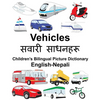 English-Nepali Vehicles Children's Bilingual Picture Dictionary - Paperback