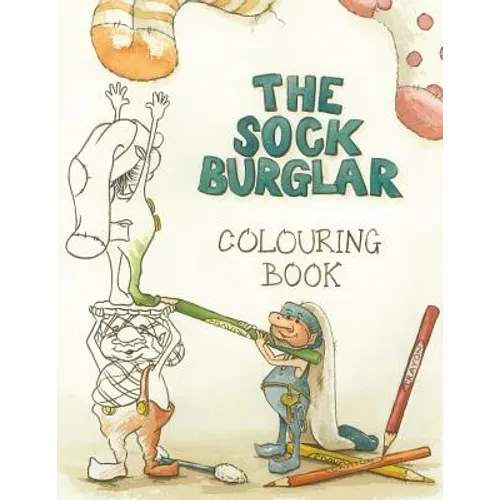 The Sock Burglar Colouring Book - Paperback