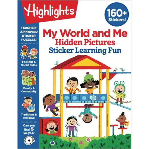 My World and Me Hidden Pictures Sticker Learning Fun - Paperback