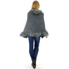 Fur Short Length Shawl SH923 (2PC)