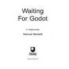Waiting for Godot - Paperback