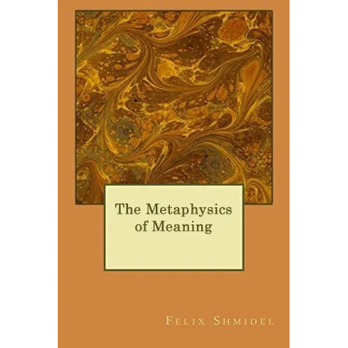 The Metaphysics of Meaning - Paperback