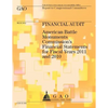 Financial Audit: American Battle Monuments Commission's Financial Statements for Fiscal Years 2011 and 2010 - Paperback