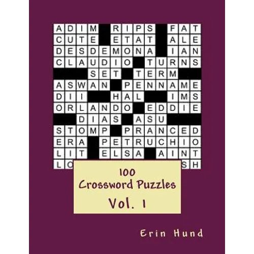 100 Crossword Puzzles Vol. 1 - Paperback